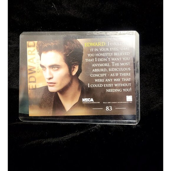 Collectible Edward & Bella New Moon Trading Cards with Protective Sheaths - Picture 10 of 12